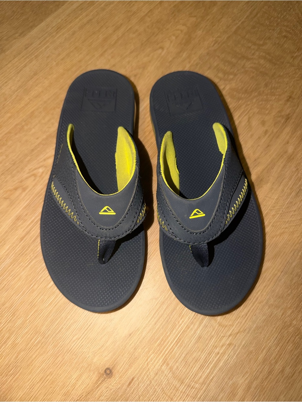 Reef Kids Navy and Yellow Flip Flop Sandals